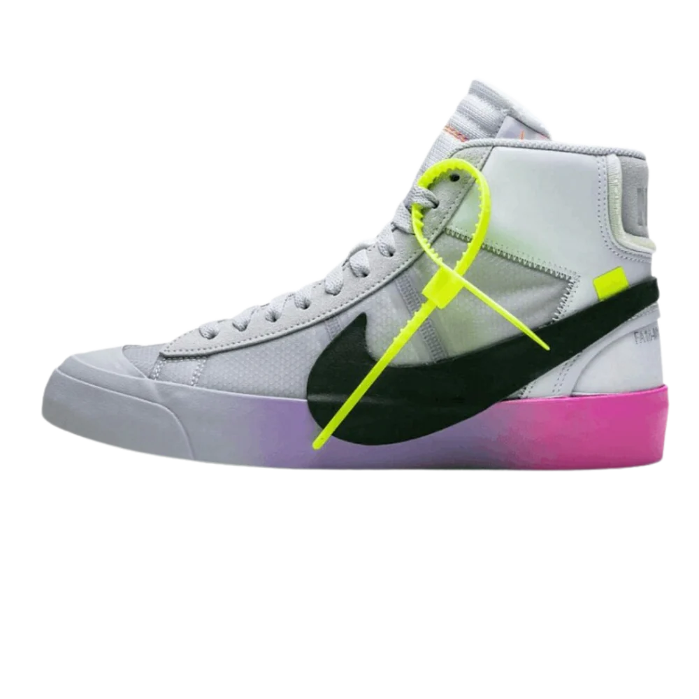 Nike Blazer Mid Off-White Wolf Grey Serena Queen