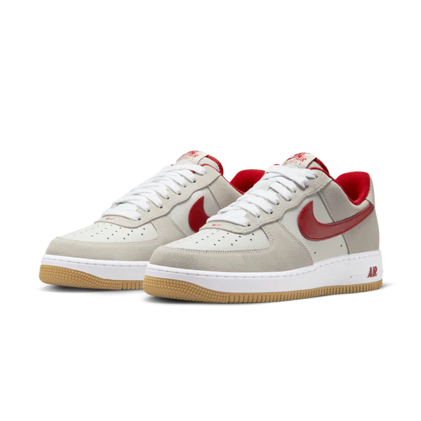 Nike Air Force 1 Low '07 LV8 Summit White Varsity Red Gum