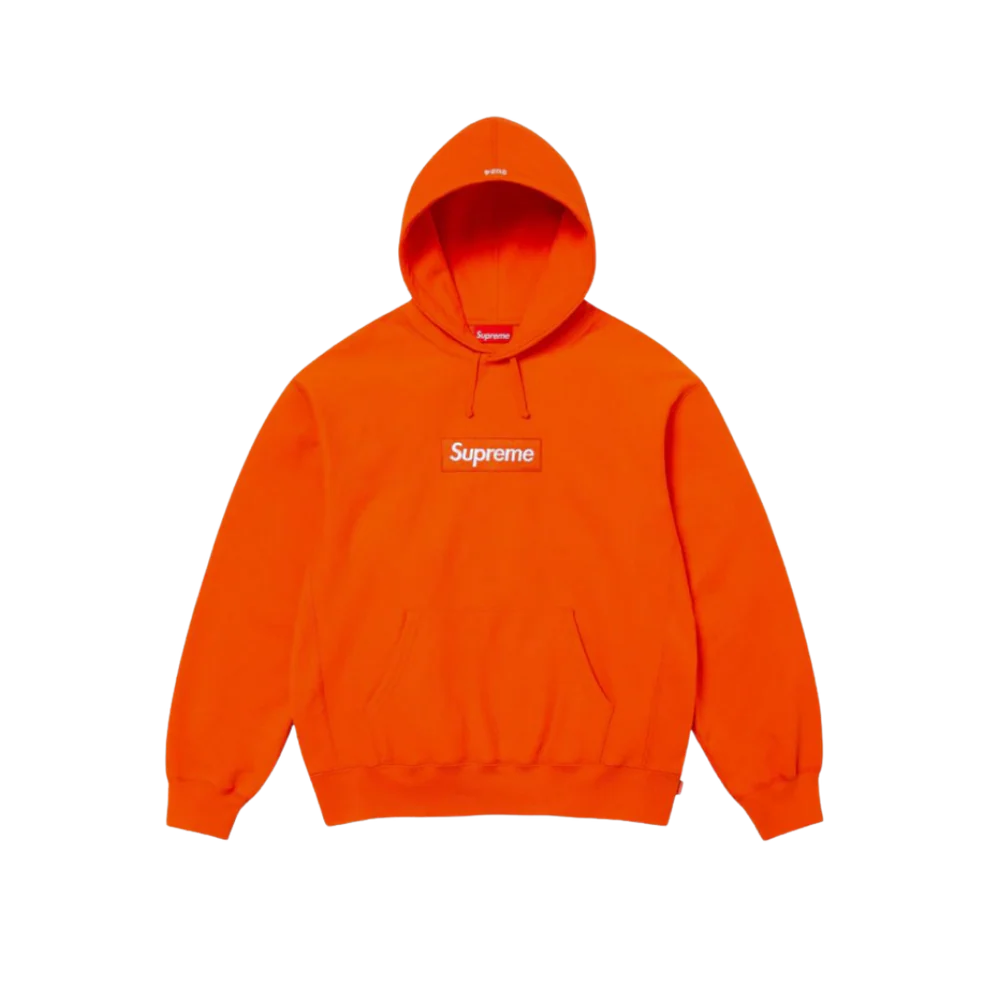 Supreme Box Logo Hooded Sweatshirt Sweatshirt (FW24) Dark Orange
