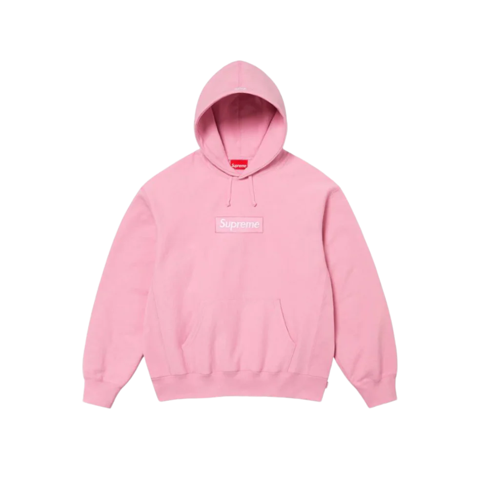 Supreme Box Logo Hooded Sweatshirt Sweatshirt (FW24) Pink