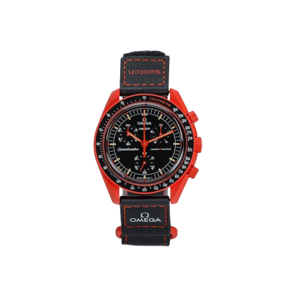 Swatch x Omega Bioceramic Moonswatch Mission On Earth Lava
