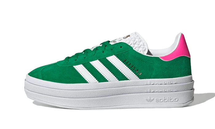 adidas Gazelle Bold Green Lucid Pink (Women's)