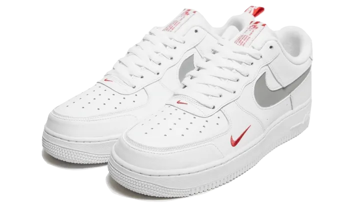Air Force 1 Low White Red Mini Swoosh - DO6709-100