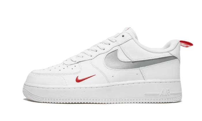 Air Force 1 Low White Red Mini Swoosh - DO6709-100
