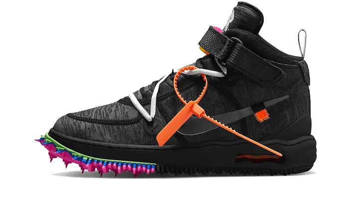 Air Force 1 Mid Off-White Clear Black - DO6290-001