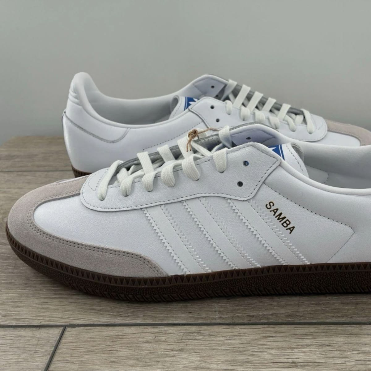 adidas Samba Cloud White Blue Gum