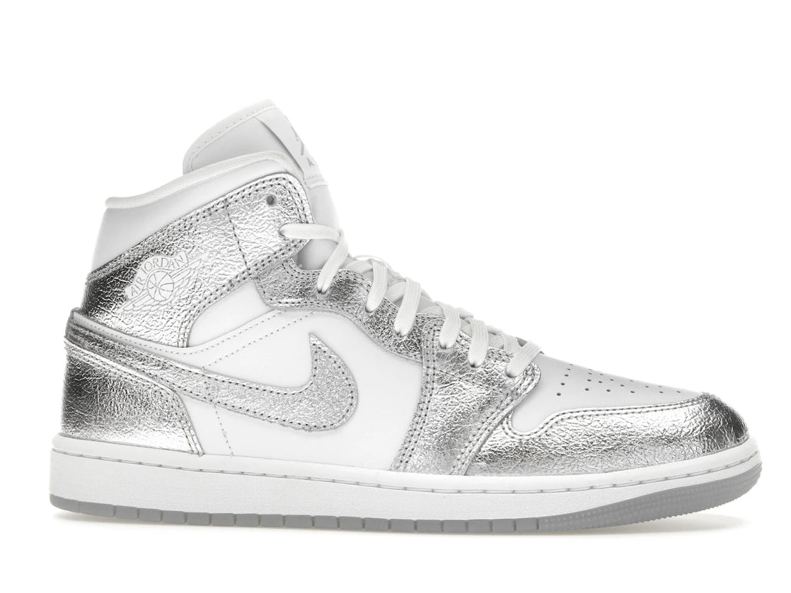 Air Jordan 1 Mid SE Metallic Silver