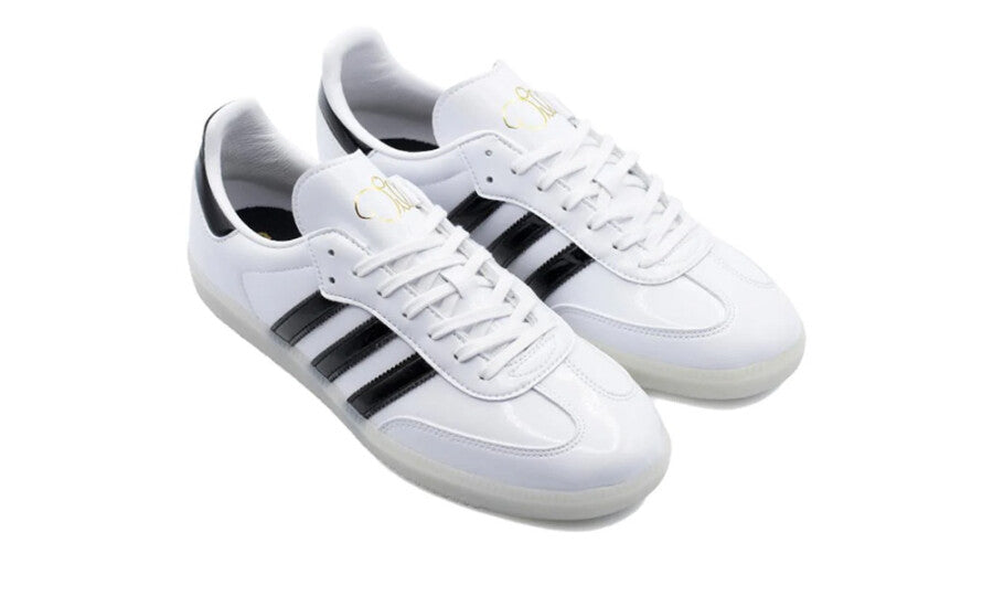 adidas Samba Jason Dill White Black Patent