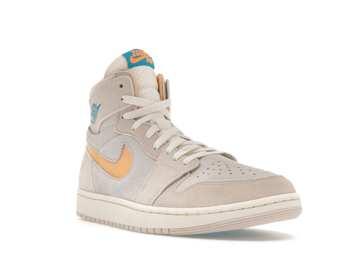 Air Jordan 1 Zoom CMFT 2 Orewood Brown Bright Citrus Sail