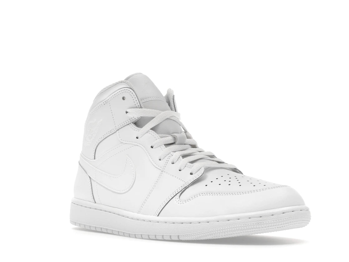 Air Jordan 1 Mid Triple White