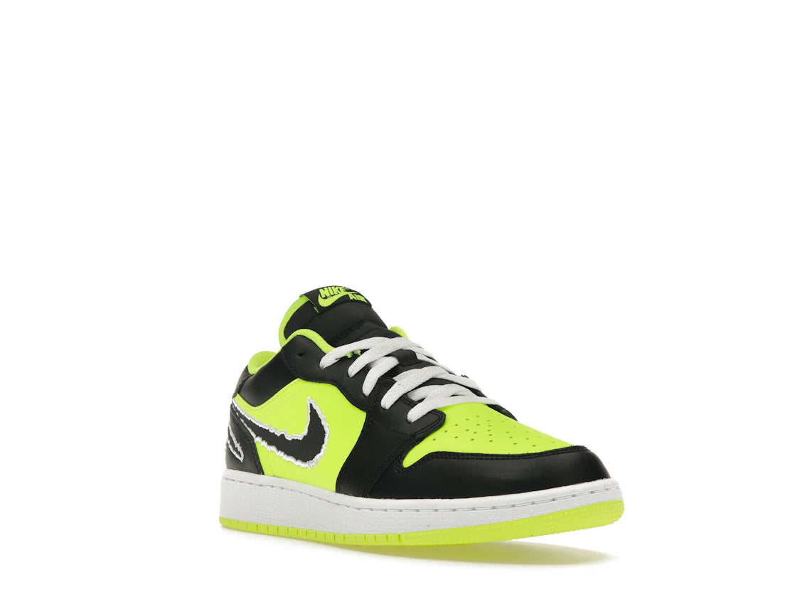 Air Jordan 1 Low SE Black Cat Volt