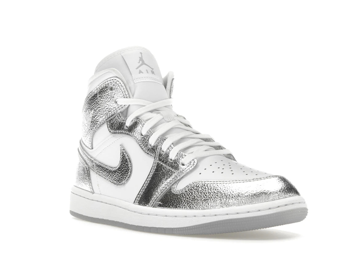 Air Jordan 1 Mid SE Metallic Silver