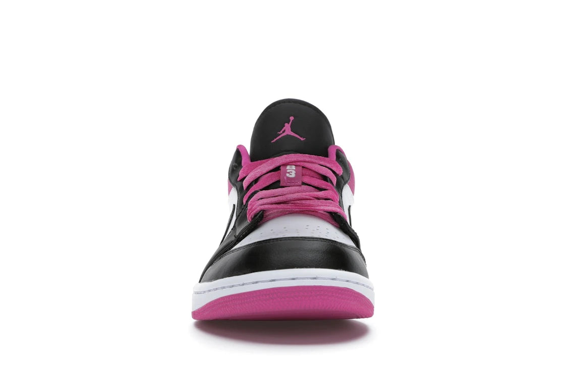 Air Jordan 1 Low Black Active Fuchsia