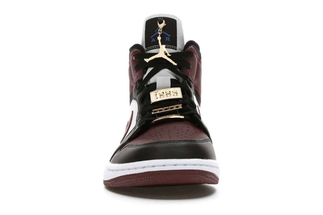 Air Jordan 1 Mid SE Black Dark Beetroot
