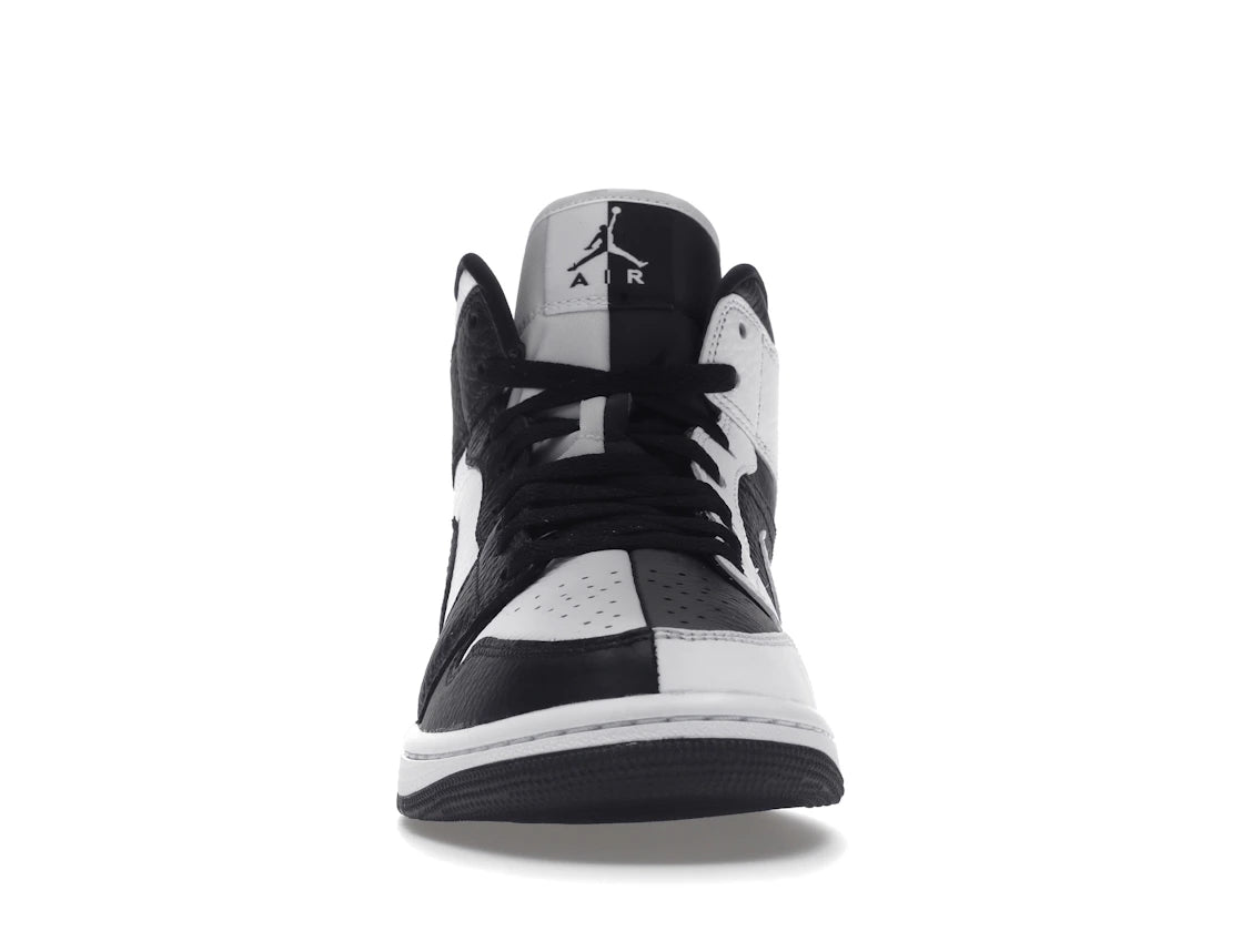 Air Jordan 1 Mid Split Black White