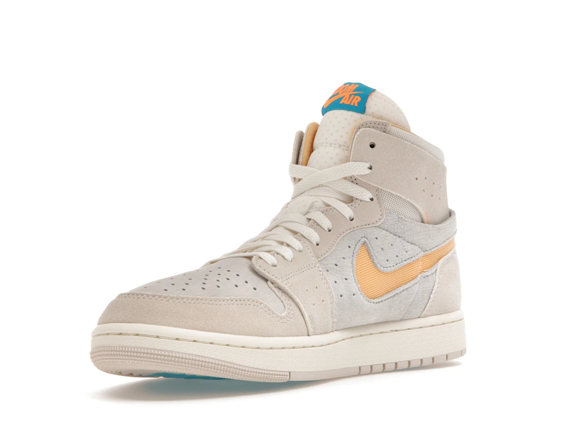 Air Jordan 1 Zoom CMFT 2 Orewood Brown Bright Citrus Sail