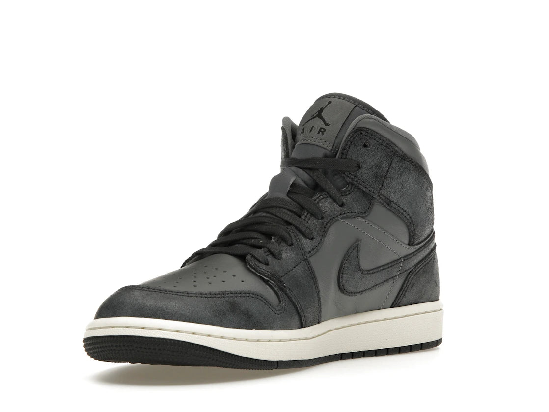 Air Jordan 1 Mid Distressed Smoke Grey