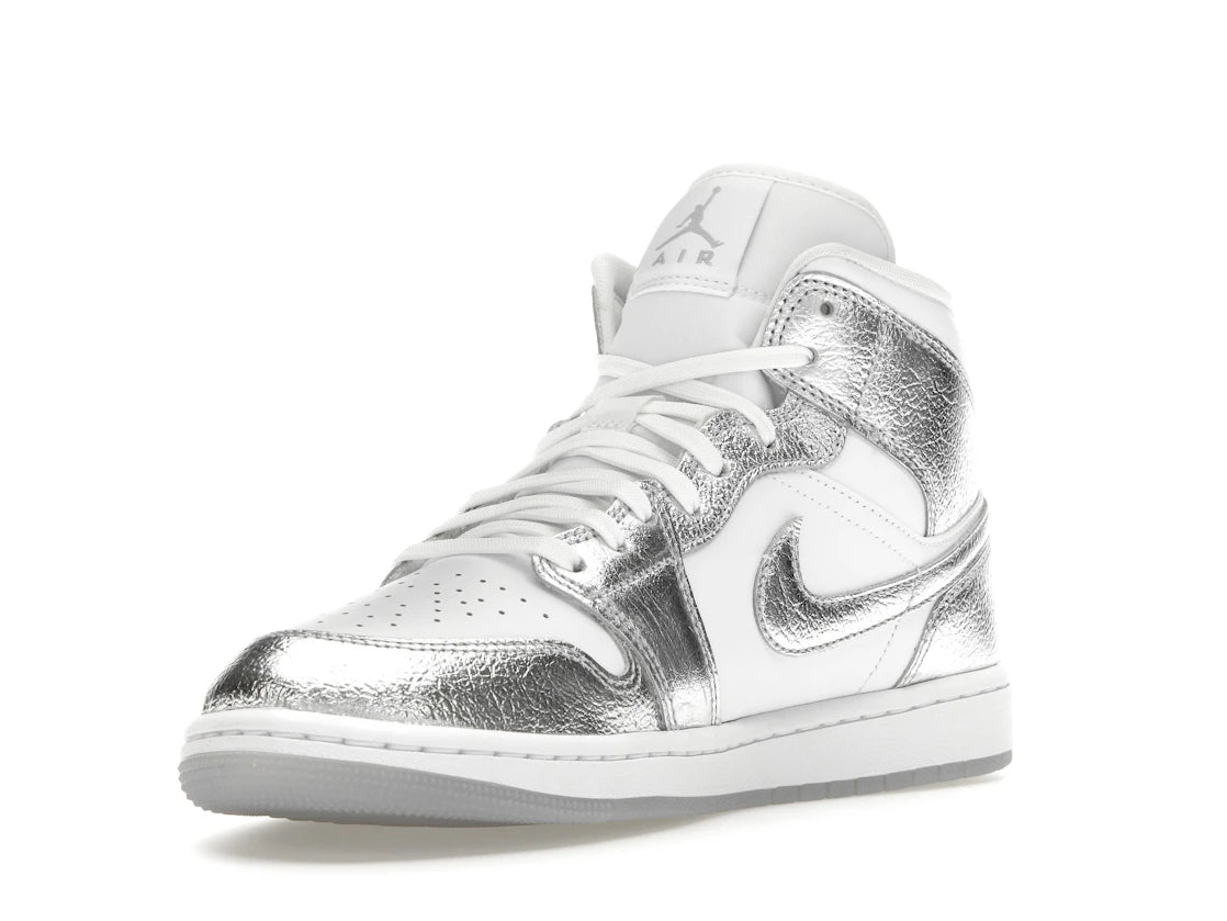 Air Jordan 1 Mid SE Metallic Silver