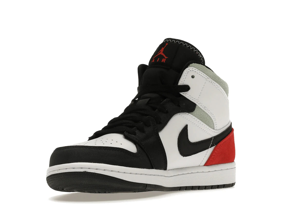 Air Jordan 1 Mid SE Red Black Toe