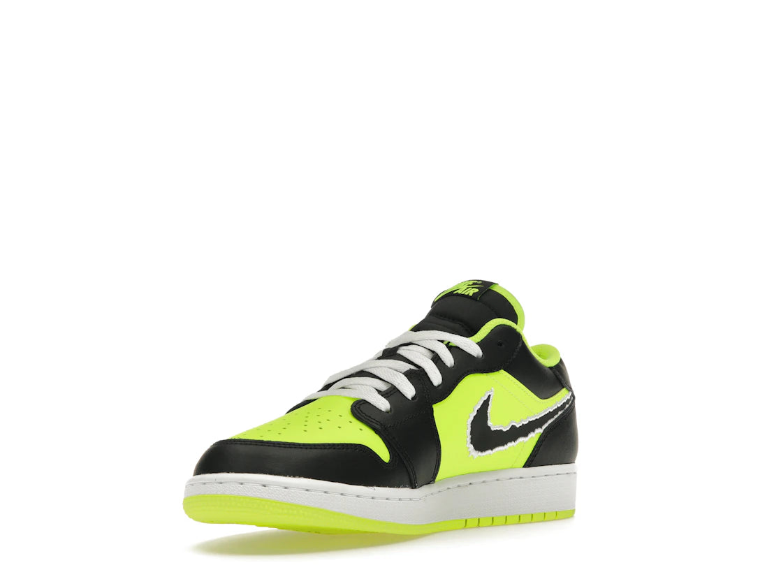 Air Jordan 1 Low SE Black Cat Volt