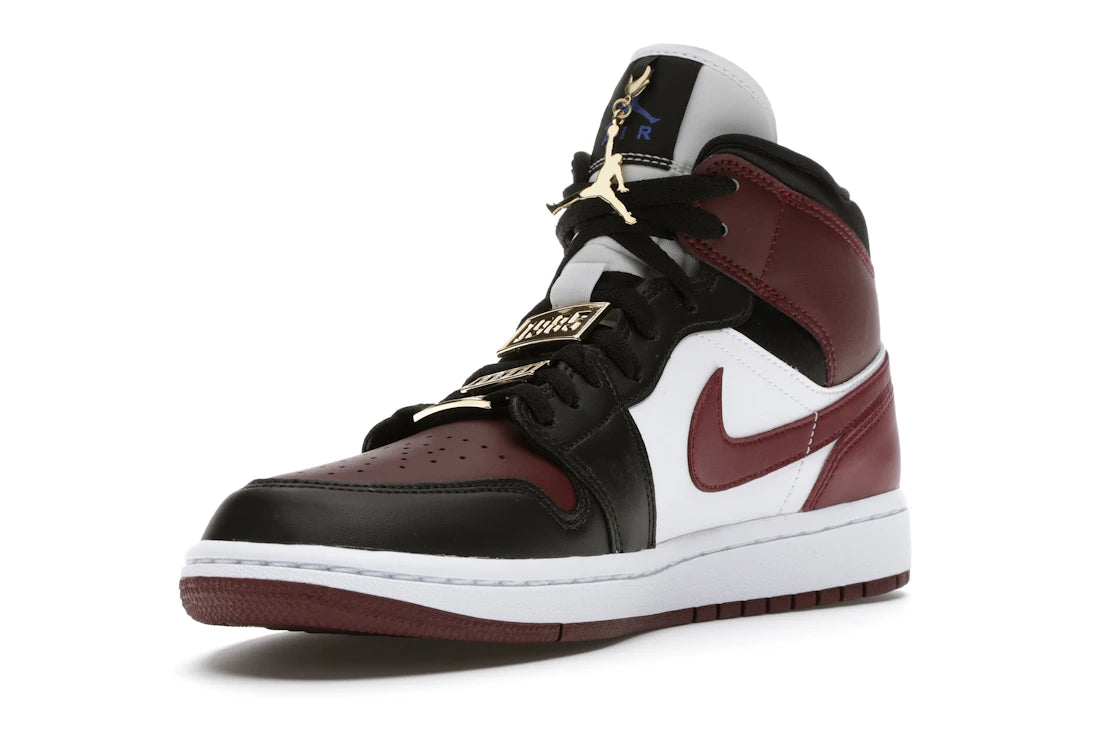 Air Jordan 1 Mid SE Black Dark Beetroot
