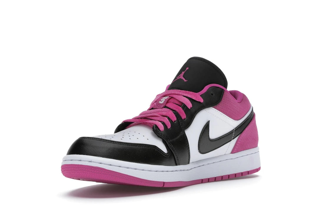 Air Jordan 1 Low Black Active Fuchsia