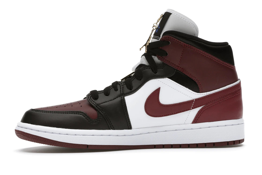 Air Jordan 1 Mid SE Black Dark Beetroot
