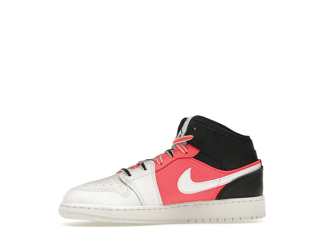 Air Jordan 1 Mid SE White Black Infrared