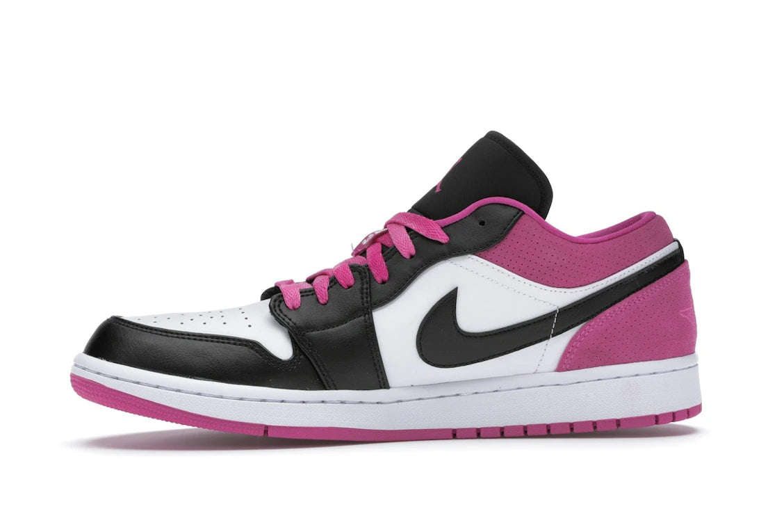 Air Jordan 1 Low Black Active Fuchsia