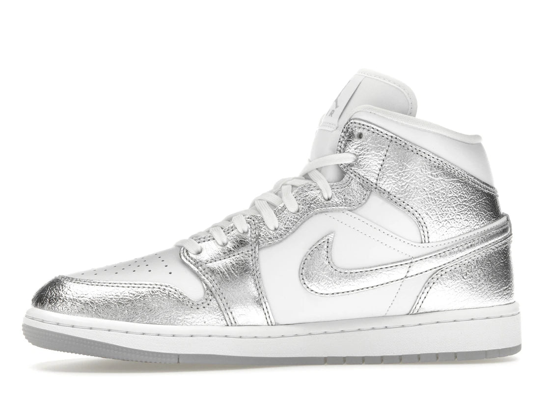 Air Jordan 1 Mid SE Metallic Silver