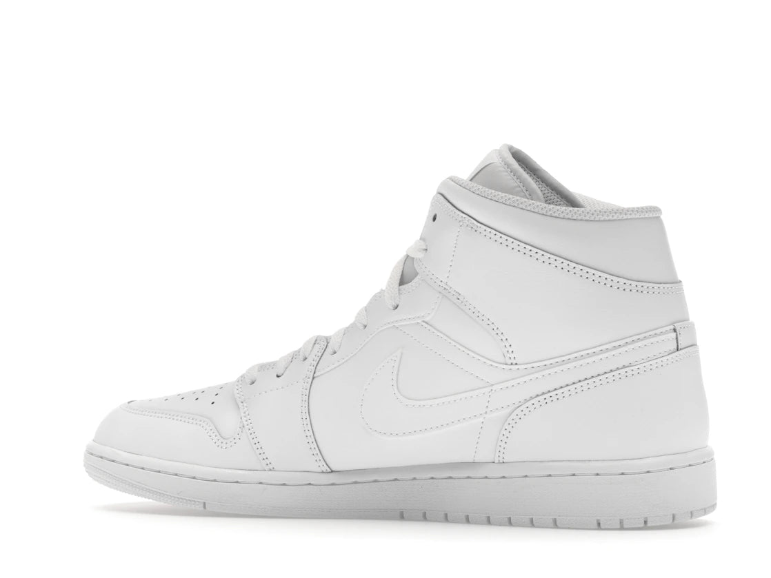 Air Jordan 1 Mid Triple White