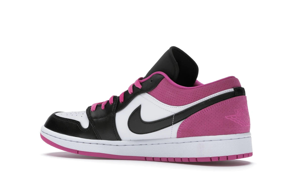 Air Jordan 1 Low Black Active Fuchsia