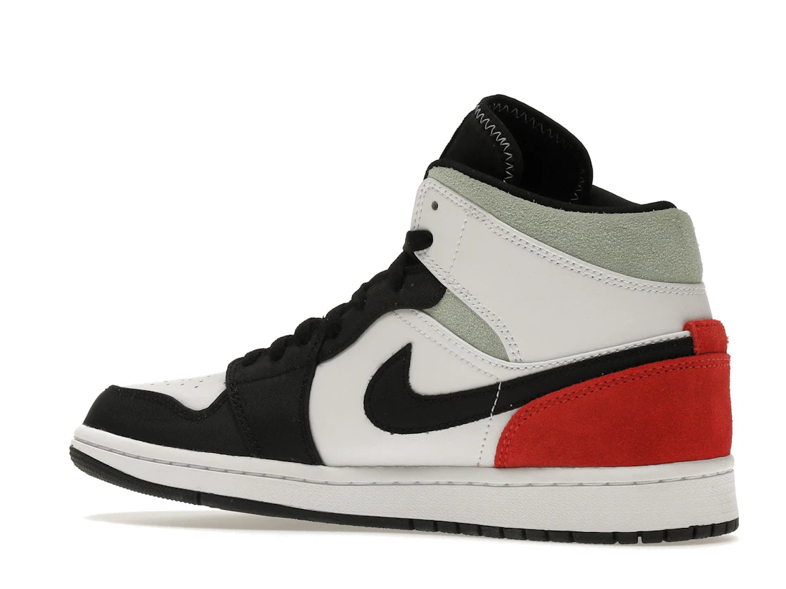 Air Jordan 1 Mid SE Red Black Toe