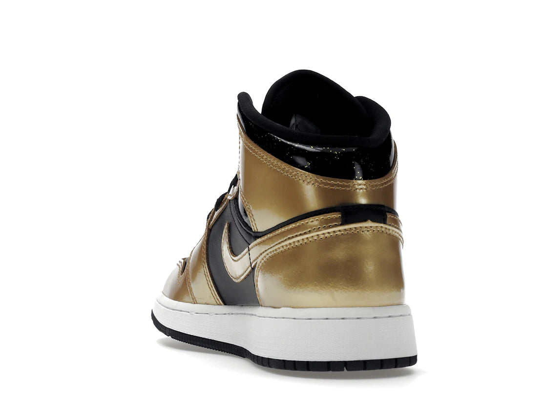 Air Jordan 1 Mid SE Metallic Gold Black