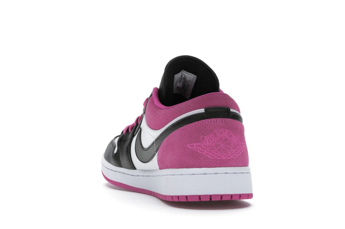 Air Jordan 1 Low Black Active Fuchsia