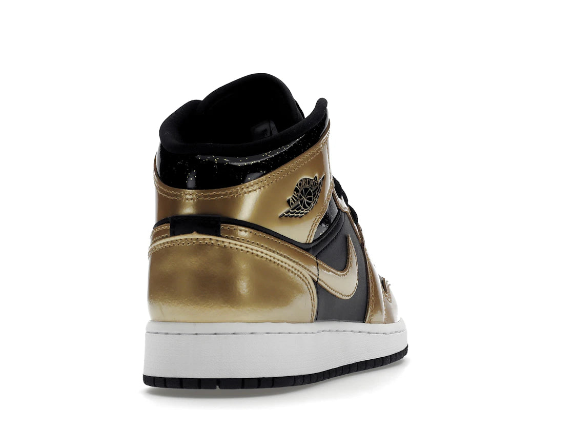 Air Jordan 1 Mid SE Metallic Gold Black