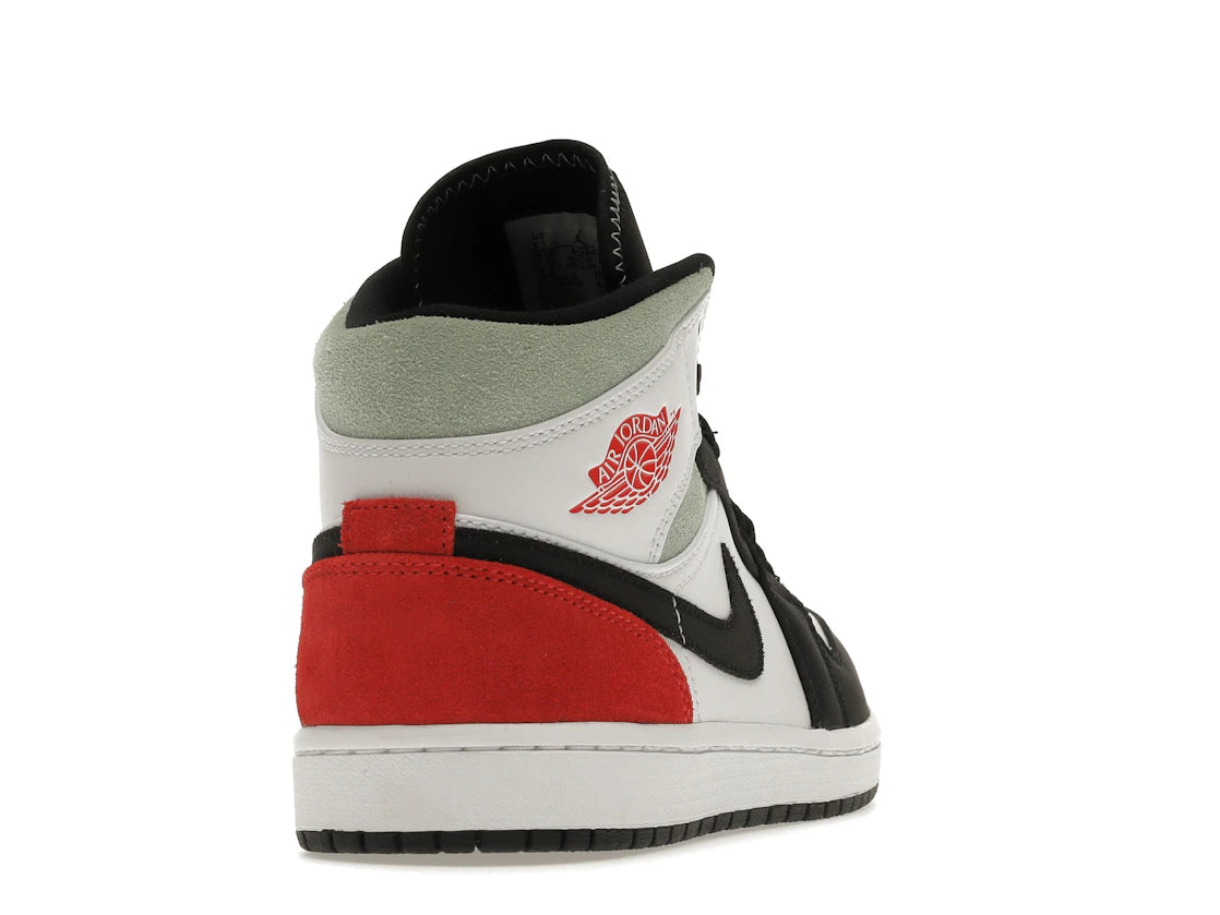 Air Jordan 1 Mid SE Red Black Toe