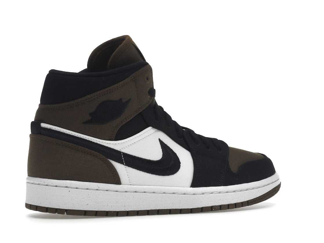 Air Jordan 1 Mid Olive Toe