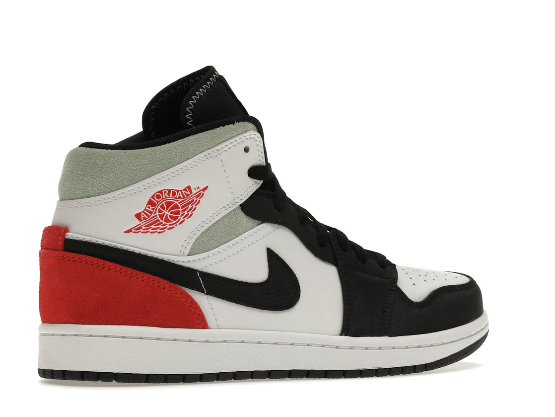 Air Jordan 1 Mid SE Red Black Toe