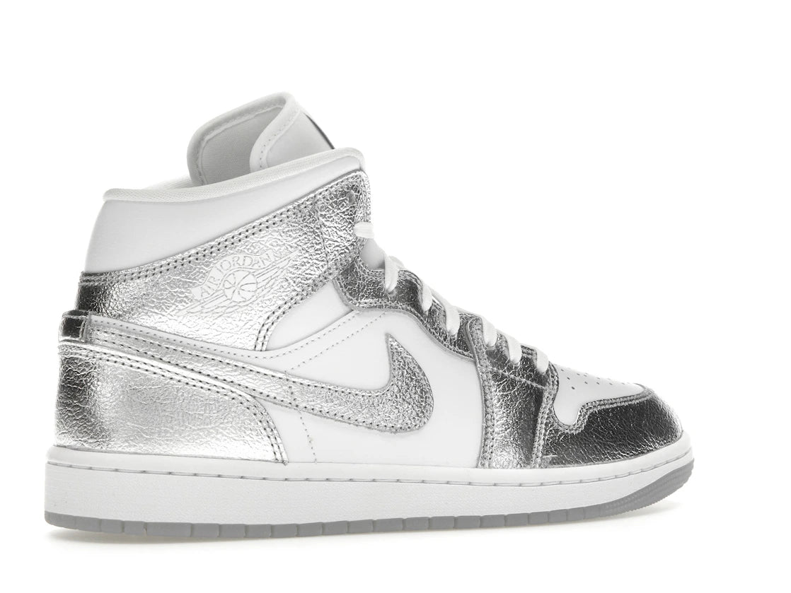 Air Jordan 1 Mid SE Metallic Silver