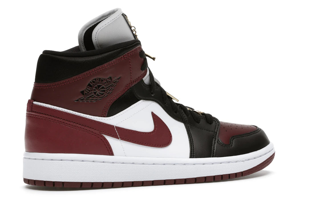 Air Jordan 1 Mid SE Black Dark Beetroot