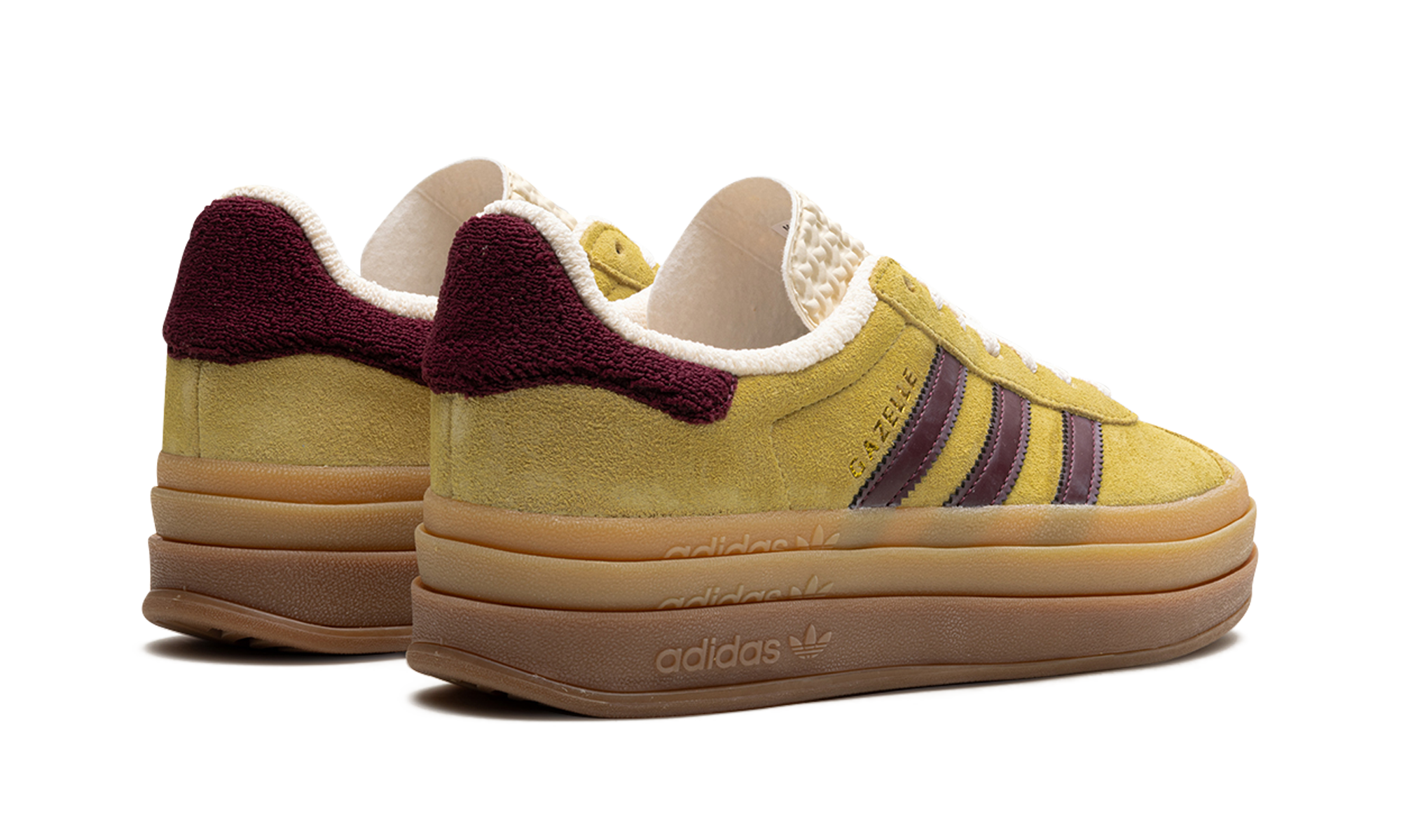 Adidas Gazelle Bold Almost Yellow Maroon - resellguru.app