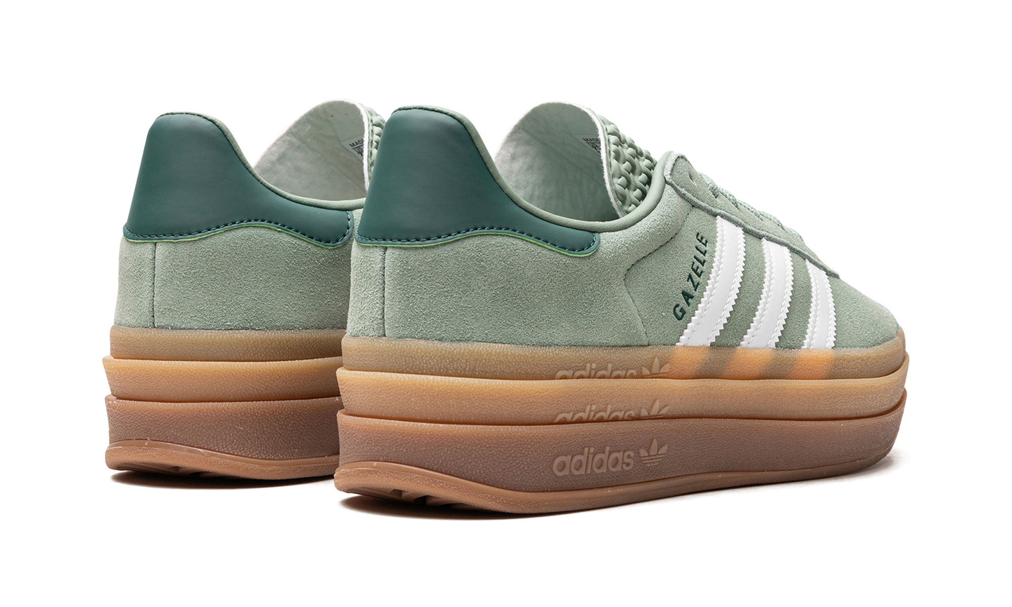 Adidas Gazelle Bold Silver Green Gum - resellguru.app