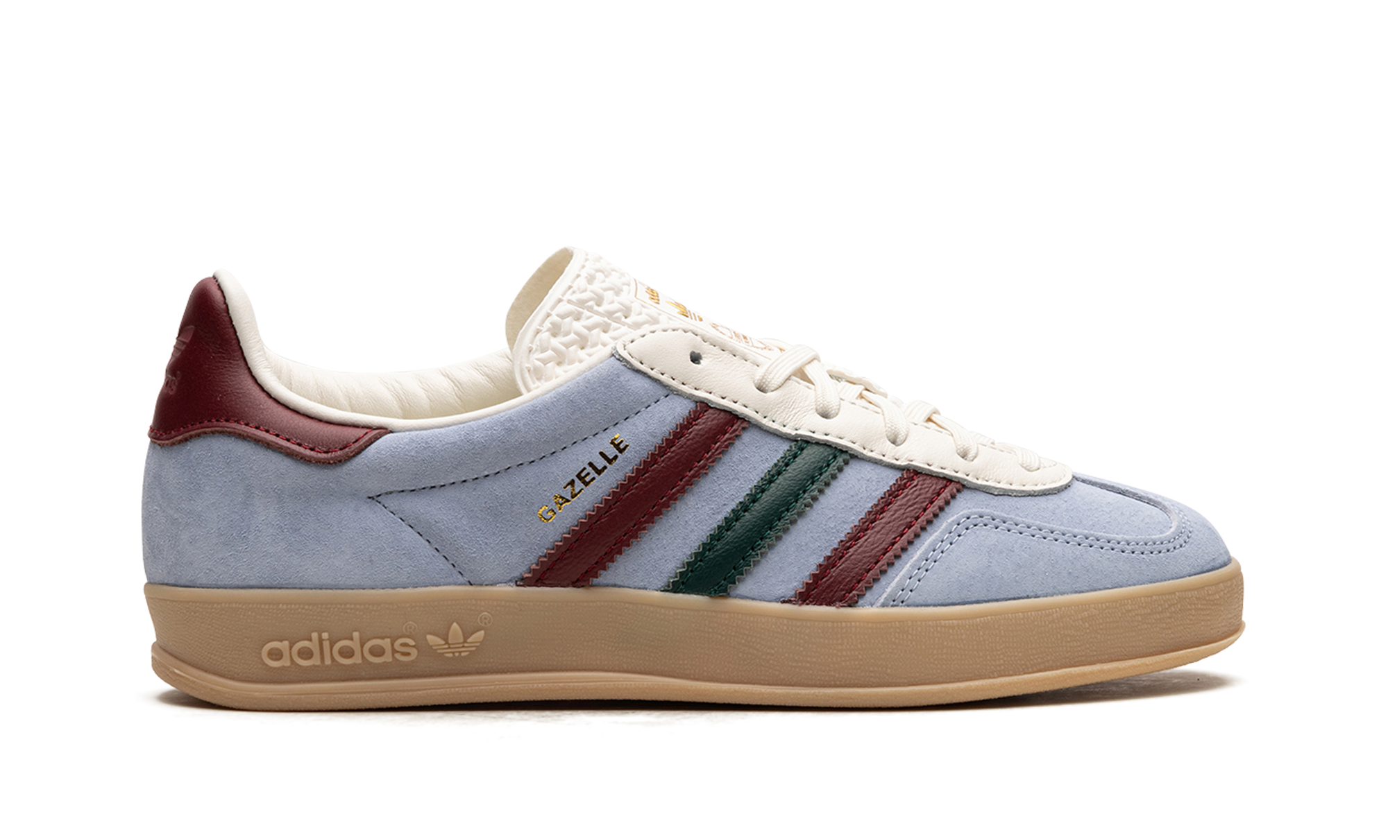 Adidas Gazelle Indoor Blue Dawn Collegiate Burgundy - resellguru.app