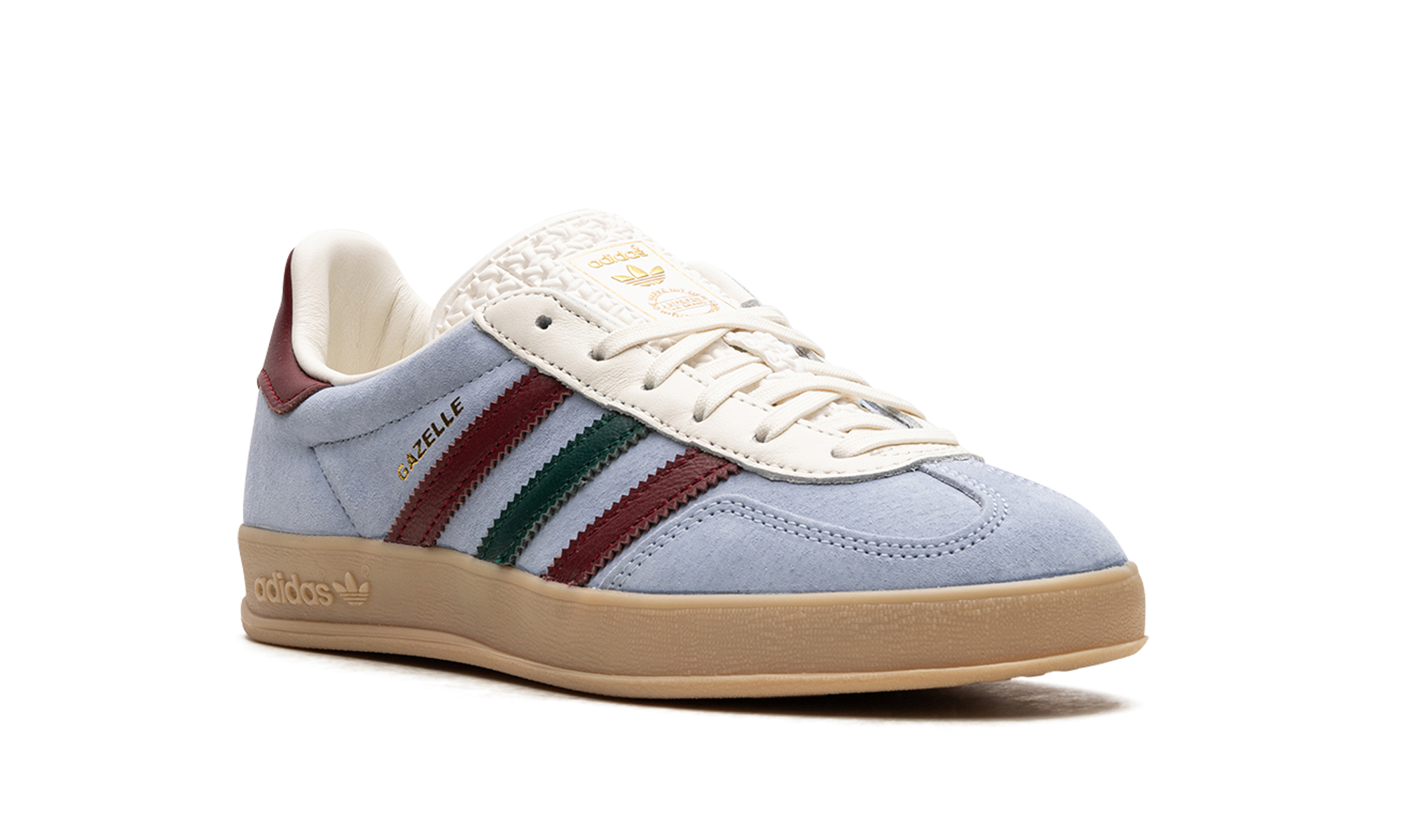 Adidas Gazelle Indoor Blue Dawn Collegiate Burgundy - resellguru.app