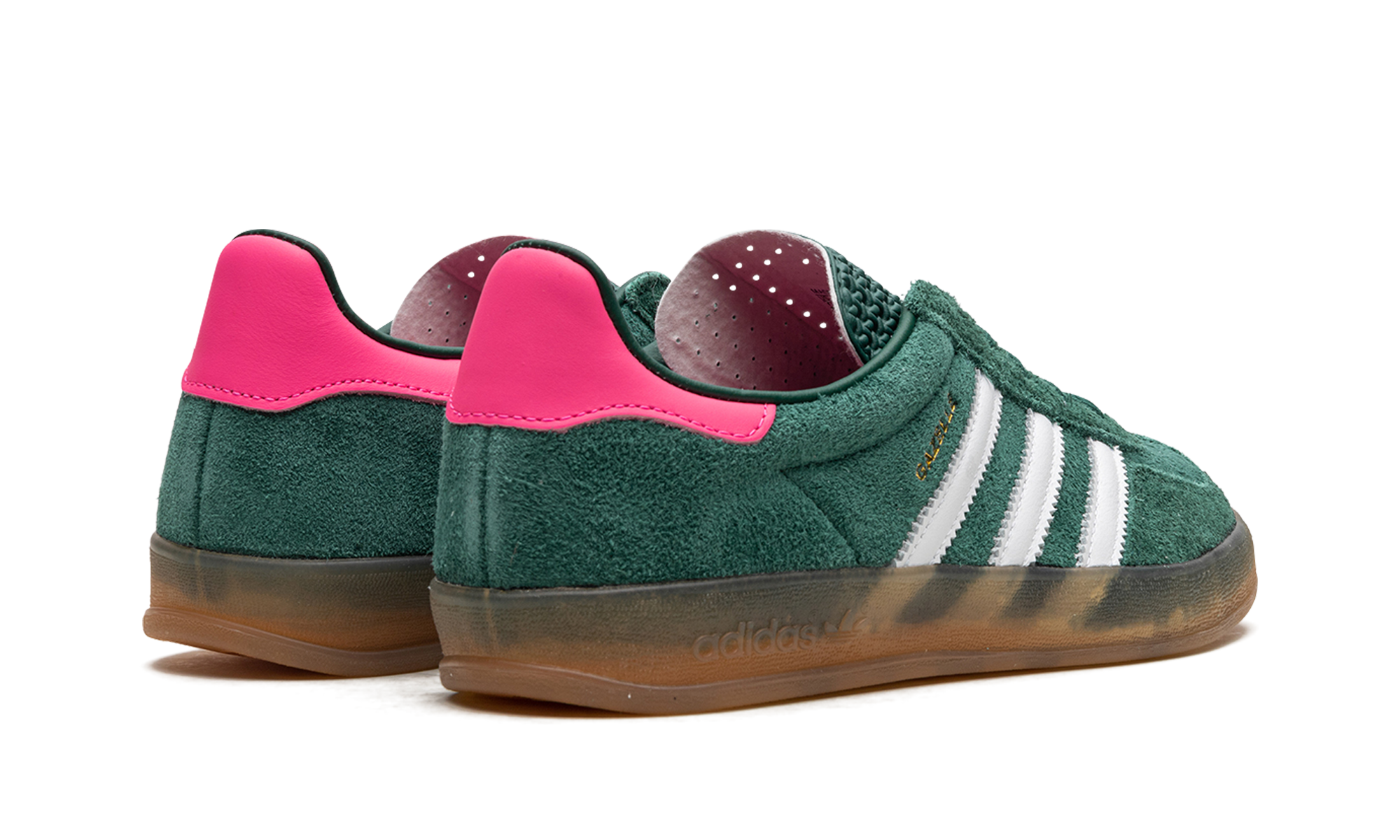 Adidas Gazelle Indoor Collegiate Green Lucid Pink - resellguru.app