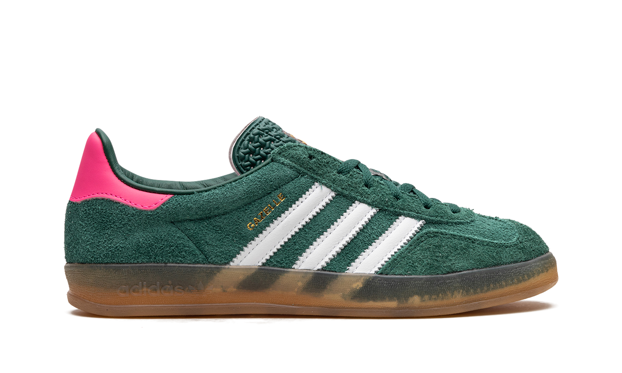 Adidas Gazelle Indoor Collegiate Green Lucid Pink - resellguru.app