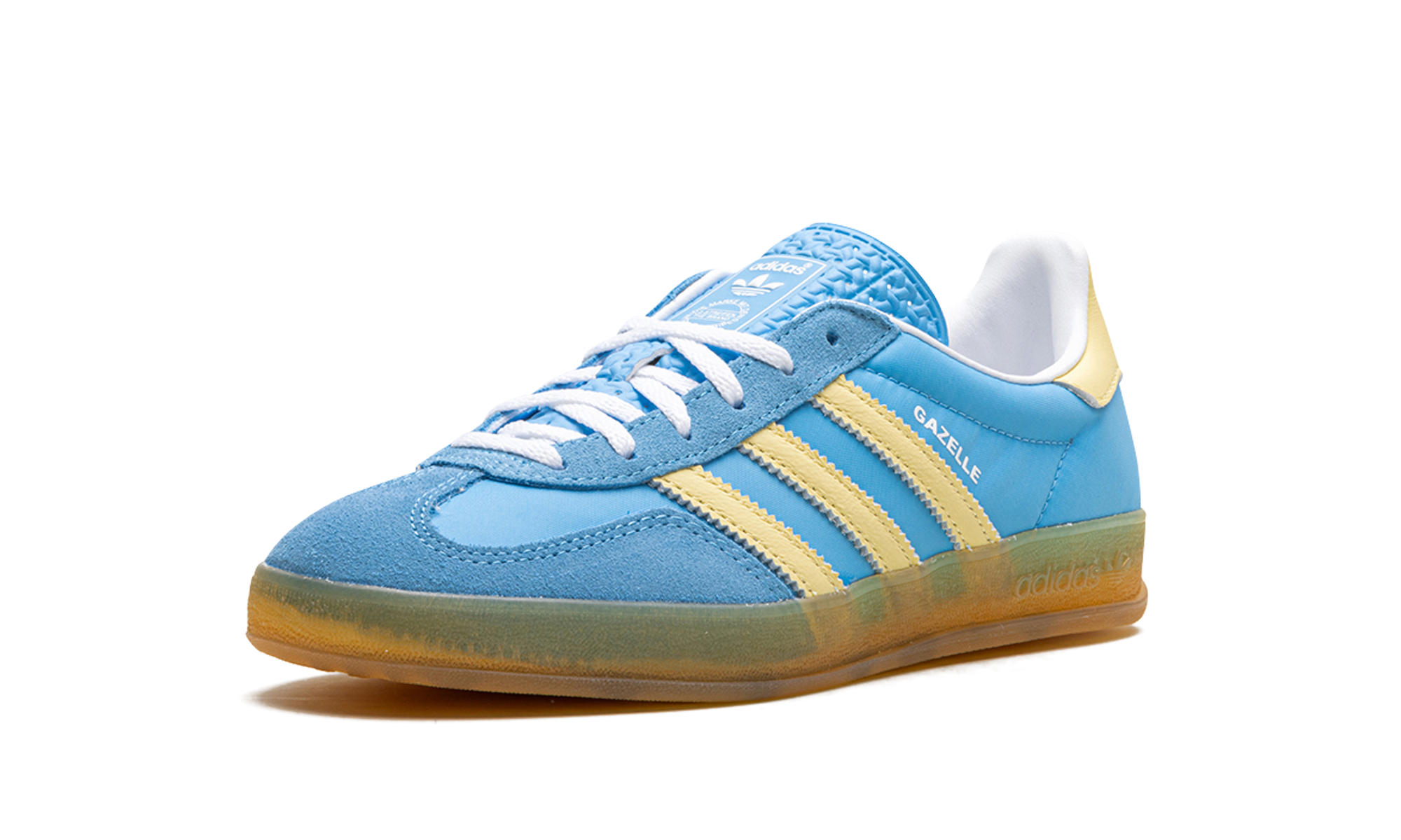 Adidas Gazelle Indoor Semi Blue Burst Almost Yellow - resellguru.app