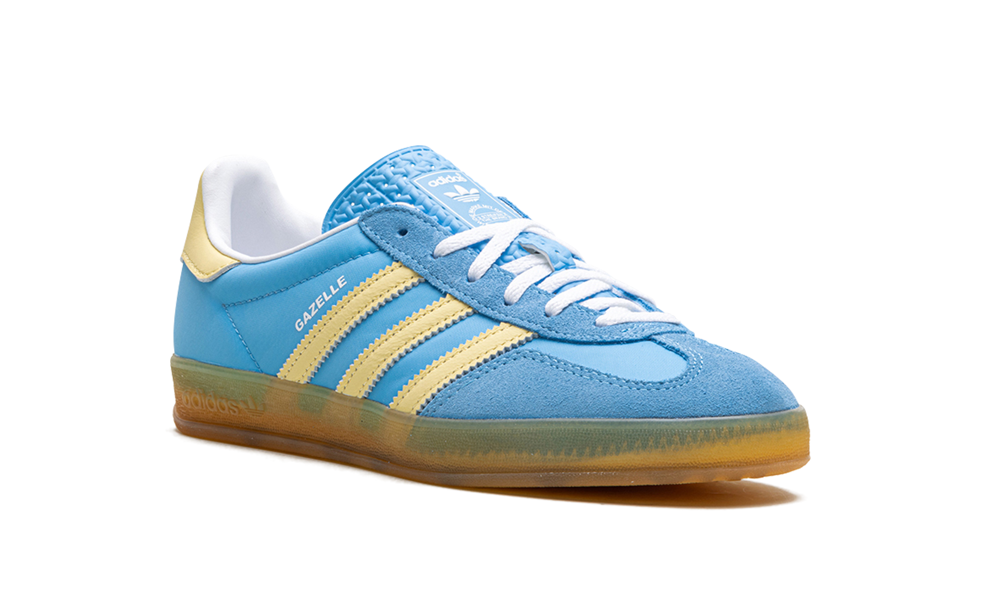 Adidas Gazelle Indoor Semi Blue Burst Almost Yellow - resellguru.app