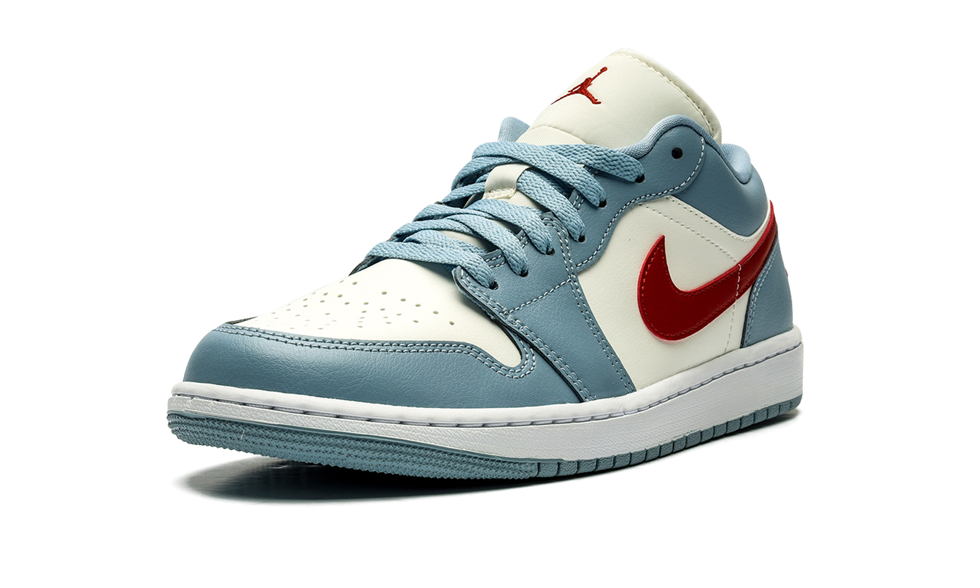 Air Jordan 1 Low Blue Whisper Dune Red - resellguru.app
